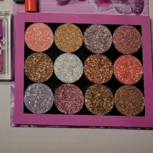 ColourPop 12 pan pressed glitter palette